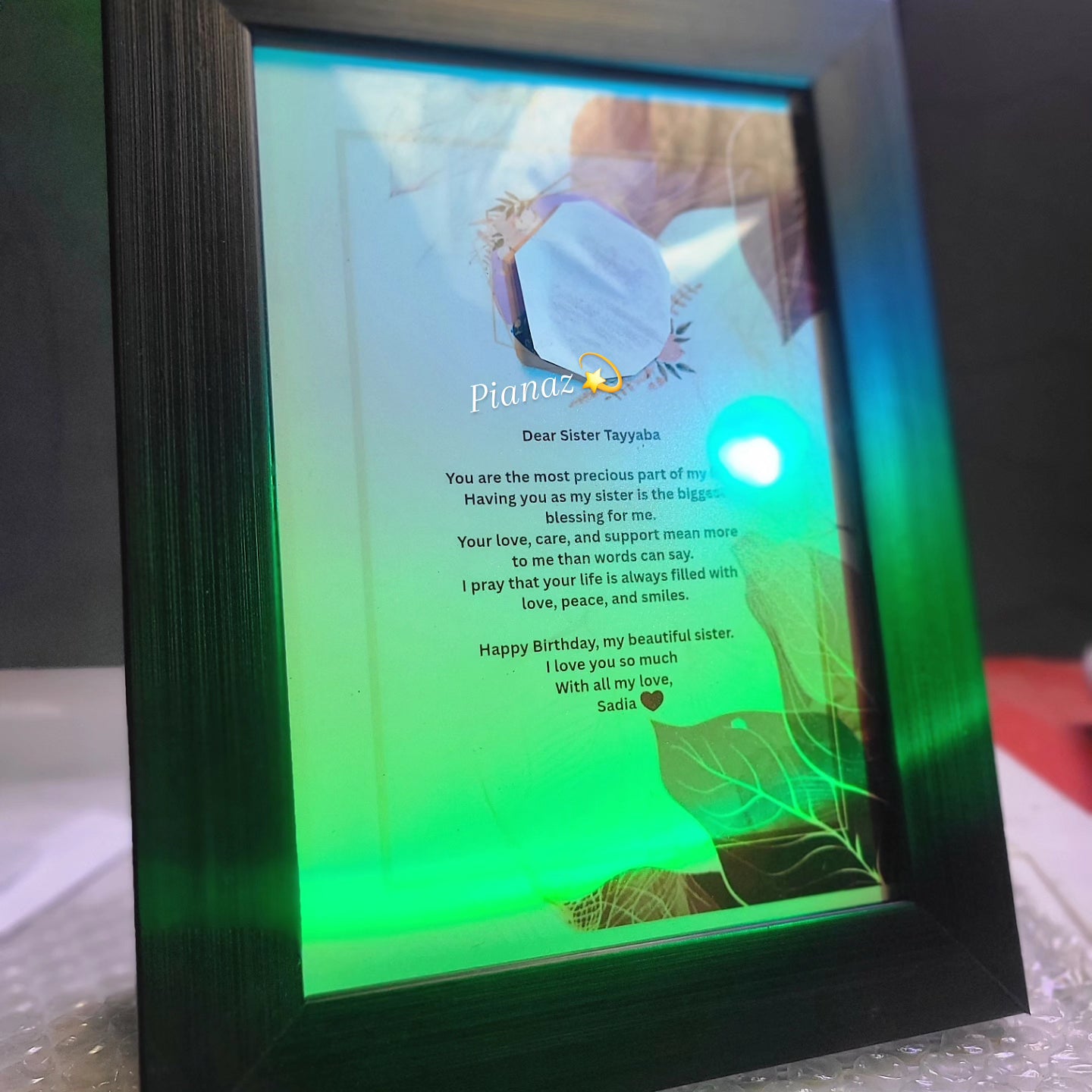 Personalized A5 Message Frame