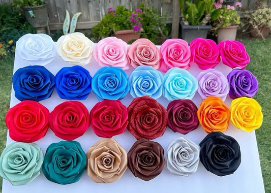 Ribbon Flowers| pack of 12