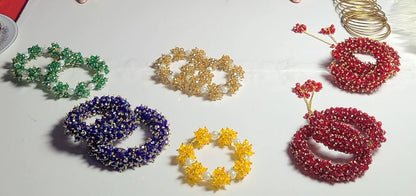 Loreal Beads Gajrey- Pearls