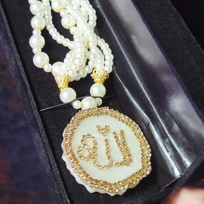 Stone-Embellished Islamic Neckwear
