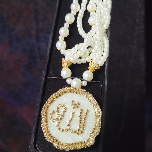Stone-Embellished Islamic Neckwear