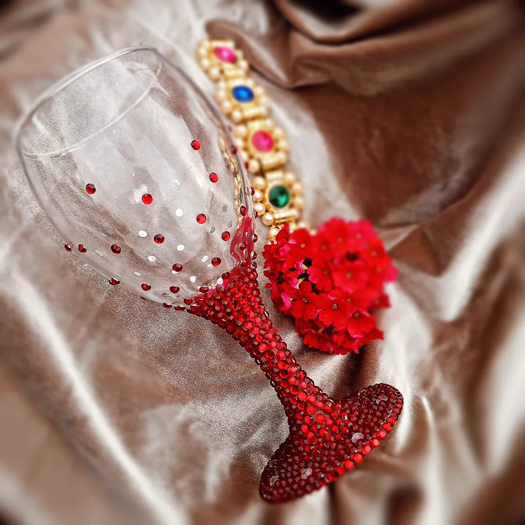 Rhinestones Glass for Wedding