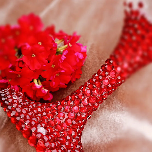 Rhinestones Glass for Wedding